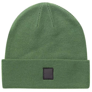 Gorros de punto de alta calidad para adultos en color sólido, gorros de invierno cálidos y lisos, MOQ bajo. - Product Image 5