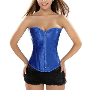 ชุดคอร์เซ็ทผ้าซาตินสำหรับผู้หญิง ไซส์พลัส  กระชับสัดส่วน  รับผลิตตามแบบ OEM  รับผลิตแบรนด์ส่วนตัว - Product Image 1