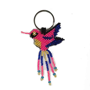 Hummingbird <b>Key</b> Chain <b>Key</b> <b>Ring</b> Charms for <b>Bag</b> Accessories Multicolor <b>Key</b> Accessories Handmade - Product Image 3