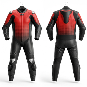 Combinaison de course en cuir sur mesure de haute qualité, imperméable et respirante, homologuée CE, pour motard, moto, OEM ODM, toutes saisons - Product Image 1