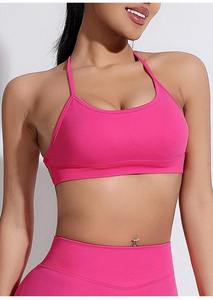 High-Impact Women's Cross Back Sports Bra for Intense Workouts Full Coverage with Breathable Feature and Front Logo - Product Image 6
