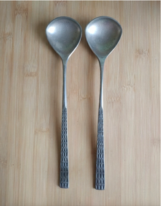 Duo de saladiers martelés Lotus Premium, finition mate avec design incurvé, pour événements domestiques, restauration, cafés et fêtes - Product Image 3