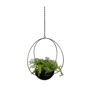 Macetas Colgantes Metálicas Modernas para Plantas de Interior, Riel para Colgar Plantas en la Pared con 4 Macetas Redondas para Jardín de Hierbas - Product Image 3