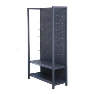 Commercial Iron Heavy <b>Weight</b> Display <b>Stand</b> 4 Shelves Single Side - Product Image 3