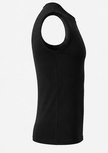 Débardeur sans manches en tricot noir pour femme, col rond, minimaliste, uni, coupe classique - Product Image 6