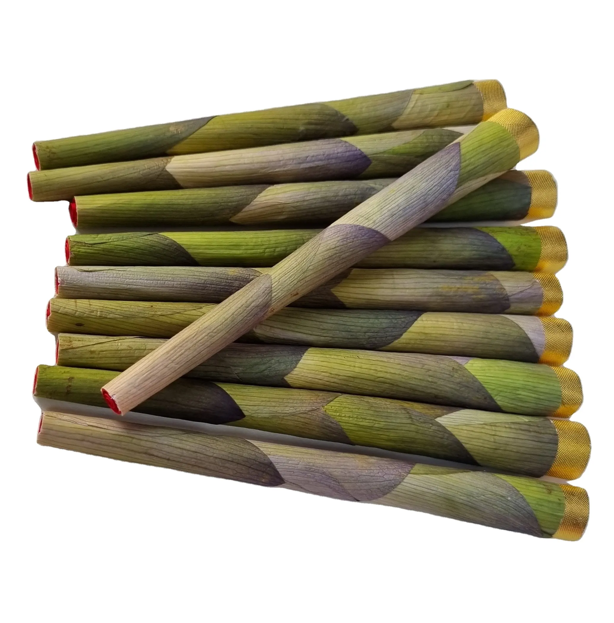 Rare green palm lotus cones glass & wood tips Lotus Rolls Beautifully Hand rolled Real Flower Lotus petal cones queen King Sizes
