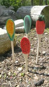 Cuillères à thé en bois à long manche, design minimaliste, légères, ustensiles de fête pour remuer et mélanger - Product Image 5