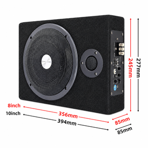 Subwoofer actif mince de 8/10 pouces avec Bluetooth, enceinte en bois pour <span class=keywords><strong>voiture</strong></span>, haut-parleur de basses, vente en gros d'usine pour les concessionnaires - Product Image 5