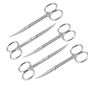 5 Tijeras Curvas de Iris Gum de Acero Inoxidable para Corte de Tejidos Dentales, Quirúrgicos y Veterinarios para Procedimientos de Precisión - Product Image 2