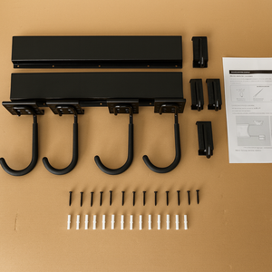 Gancho de Pared para Bicicleta de Alta Resistencia, Soporte de Almacenamiento Metálico para Garaje, Gancho de Pared Utilitario con Capacidad de 55 lb para Organizador de Herramientas de Bicicleta GAPGAR010 - Product Image 6