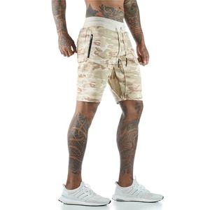 Custom Puff Printing <b>Men</b> <b>Short</b> 100% Polyester <b>Lightweight</b> Sweat <b>Shorts</b> Gym Training <b>Shorts</b> <b>Men</b> Athletic Slim Fit Joggers <b>Shorts</b> - Product Image 4