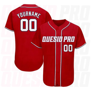 Camiseta Deportiva de Béisbol con Logotipo Personalizado al por Mayor, Uniforme de Béisbol para Club Escolar Masculino, Camisetas de Béisbol Bordadas y Sublimadas Personalizadas - Product Image 1