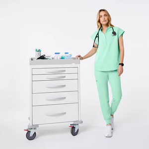 Conjunto de Uniforme Médico de Algodón Premium, Cómodo, Ligero y Transpirable, Ropa de Trabajo para Doctores y Enfermeras, Personalizable - Product Image 4