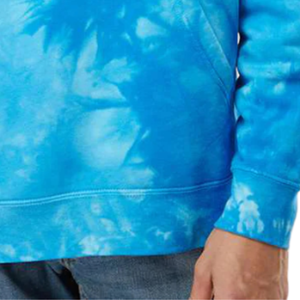Sweat à capuche unisexe mi-lourd tie-dye en coton, style mode, pour hommes et femmes, vêtements décontractés, fournisseur en gros - Product Image 6