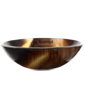 Bol en corne naturelle de qualité supérieure, fait main, style ange, décoratif, pour servir à table, par Tradebyd - Product Image 2