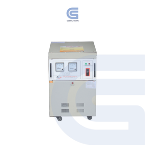 Courant AC monophasé 3KVA-50KVA stabilisateur de régulateur de tension cuivre fabriqué AVR SCR servomoteur stabilisateurs de produit fabriqués au Vietnam - Product Image 5