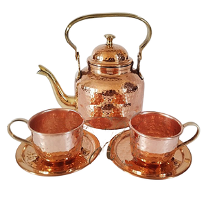 Pure Copper Vintage Coffee <b>Set</b> With Polish Finished For Restaurant Home And Hotel Kitchenware Metal <b>Tea</b> <b>Set</b> - Product Image 6