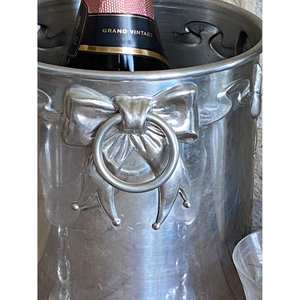 Premium Galvanized <b>Ice</b> Bucket Modern Silver Beverage Chiller Tub for Parties Hotels & Catering Service Vintage Design Bucket - Product Image 5