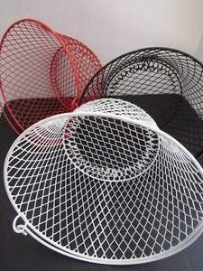 <b>Plastic</b> Coated Wire Basket <b>Eggs</b> Wildflowers Herbs Foraging Basket Gift Basket - Product Image 5