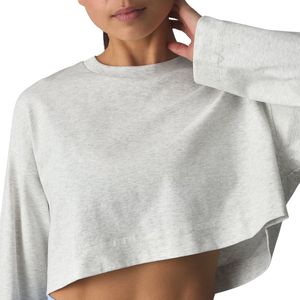 Sudadera Corta para Mujer, Manga Larga, Corte Holgado, Informal, para Gimnasio y Entrenamiento, Algodón Suave, Ropa Deportiva, Logotipo Personalizado, OEM, Venta al Por Mayor - Product Image 5