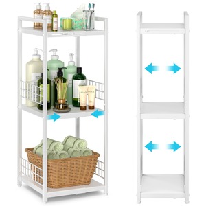 Étagère de rangement en métal noir robuste avec support pour barre de musculation, support décoratif en métal pour cuisine, hôtel, restaurant - Product Image 2