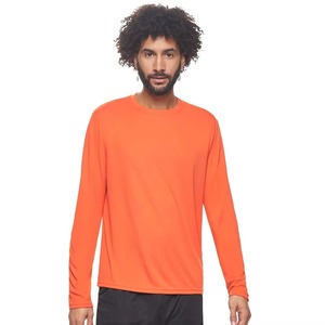 CAMISETAS ESSENCIALES DE CUELLO REDONDO Y MANGA LARGA PARA HOMBRE, COLOR NEGRO - Product Image 4