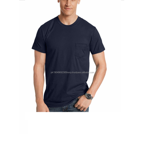 Summer Collection Heavyweight Cotton Blank Drop Shoulder Short Sleeve <b>Men's</b> <b>T</b> <b>Shirt</b> Oversized With <b>Pocket</b> - Product Image 6