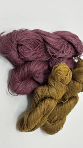 Custom Dyed Linen <b>Yarn</b> for Weaving Knitting Crochet Hand Dyeing Textile Crafts Sustainable Natural Fiber - Product Image 2