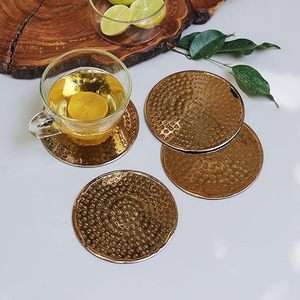 Premium Aluminium Tea Coaster Stylish Durable <b>Table</b> <b>Protection</b> for Home Office - Product Image 3