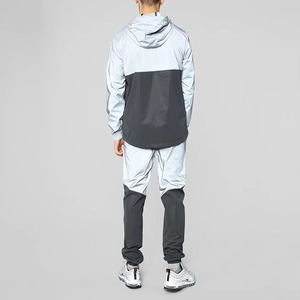 Men's Tracksuit Windbreaker Outfits Nylon Set Suit Sport Jacket Track Zip up <b>Wind</b> <b>Breaker</b> Tracksuits for custom OEM - Product Image 3