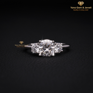 Diamant de laboratoire CVD certifié IGI, taille coussin de 2,00 carats, couleur D, clarté VVS2, or massif 14 carats, idéal pour un cadeau d'anniversaire - Product Image 1
