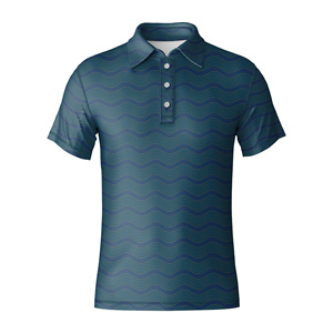 Polo T-shirt en jersey respirant de haute qualité, uni, personnalisé avec logo, pour homme, manches courtes, style décontracté, OEM. - Product Image 6