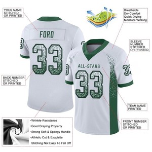 Maillots et shorts de football en gros, 100% polyester anti-humidité, logo et nom d'équipe personnalisés, prix d'usine - Product Image 3