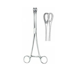 Ensemble d'instruments chirurgicaux manuels en acier réutilisables pour forceps à éponges amigdales par Hosanna Surgical - Product Image 6