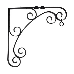 Support mural en fer forgé robuste pour pots, lanternes et cloches – Décoration de jardin - Product Image 6