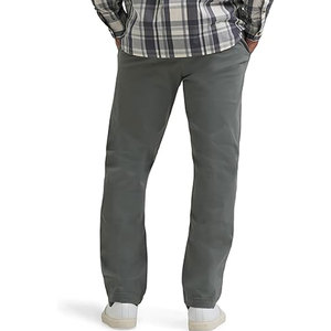 Pantalones Chinos de Corte Recto para Hombre, Cómodos, de Mezcla de Algodón, Casuales, para Oficina, Trabajo, Slim Fit, Premium, para Uso Diario - Product Image 2