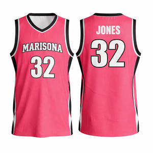 Camiseta de Baloncesto Deportiva Personalizada al por Mayor, 100% Poliéster, Camiseta Retro Sublimada, Chalecos, Conjuntos, Unisex, Tallas Grandes - Product Image 5