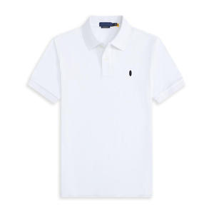Men's <b>Shirt</b>, Short Sleeve Turn-Down <b>Collar</b> <b>T</b>-<b>Shirt</b> with Small Embroidery - Product Image 2