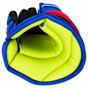 IBERIA Premium Blue <b>Red</b> Ice Hockey <b>Gloves</b> | Protective Hockey Player <b>Gloves</b> | Custom Logo OEM Wholesale - Product Image 6