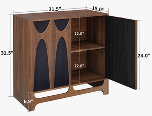 Modern design Luxury High Quality Mango Wood Cabinet with adjustable shelves Stackable Indoor Design for suitable everwhere - Product Image 3