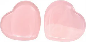 Corazón de Cuarzo Rosa Natural de 30 mm, Tallado y Pulido, Piedra Preciosa Rosa, Mini Corazón de Piedra para Manualidades, Recuerdos, Venta al por Mayor - Product Image 2