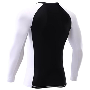 <b>Men</b> Athletic Long Sleeve Rash Guard <b>Compression</b> <b>Shirt</b> Graphic Print UV Protection Quick Dry OEM Bulk - Product Image 6