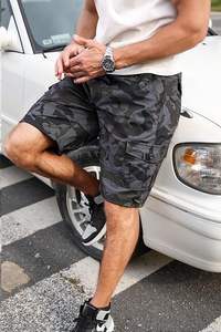 Pantalones Cortos Cargo para Hombre con Múltiples Bolsillos |   Cintura elástica de algodón de ajuste relajado |   Ropa Casual para Senderismo, Pesca y Trabajo 2026 - Product Image 2