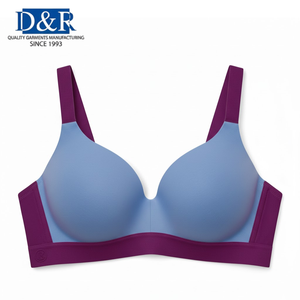 Soutien-gorge de nuit à col en V de la meilleure marque, soutien-gorge de sport sans couture, bonnets profilés, léger, respirant, adapté à l'allaitement - Product Image 2