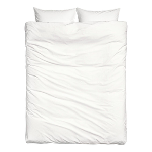 Parure de draps d'hôtel en coton ultra doux, blanc cassé, linge de lit durable pour l'hôtellerie, confort pour les chambres d'hôtes - Product Image 3
