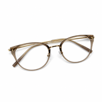 Lunettes anti-lumière bleue et photochromiques UV420, monture ronde intégrale en plastique léger, tendance, pour la vente B2B