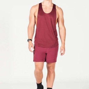 Débardeur de sport tricoté de haute qualité pour homme, col rond ample, respirant, idéal pour l'entraînement estival et la gym - Product Image 4