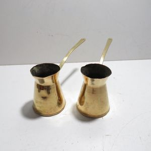 Auténtica cafetera turca de cobre hecha a mano, cafetera árabe, cezve, olla para preparar café para cocina y restaurante - Product Image 1