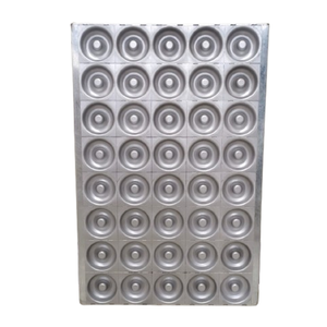 Plateau à gâteaux et donuts de qualité supérieure, en acier alu, résistant au four et lavable, 600x400mm, 40 cavités, en gros, à vendre - Product Image 1