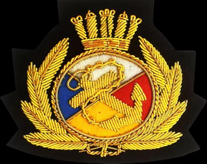 Meilleures ventes : Badges de blazer en bullion 3D brodés, à coudre, lavables, en tissu à séchage rapide, qualité supérieure, couleurs personnalisées, OEM - Product Image 4